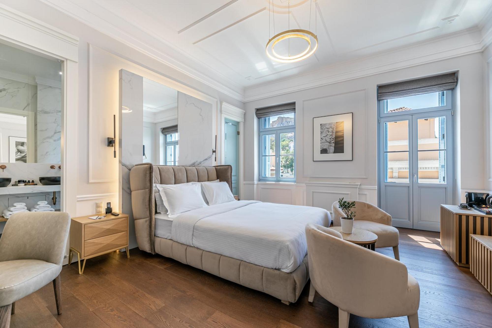 Elegant Suite Partial Acropolis View